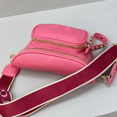 Одноприкосновение Винтажная кожаная сумка для женской камеры