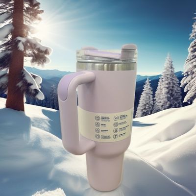 Теплоизоляция 40 унций стакан воды с ручкой для взрослых на открытом воздухе тур подарки для бизнеса