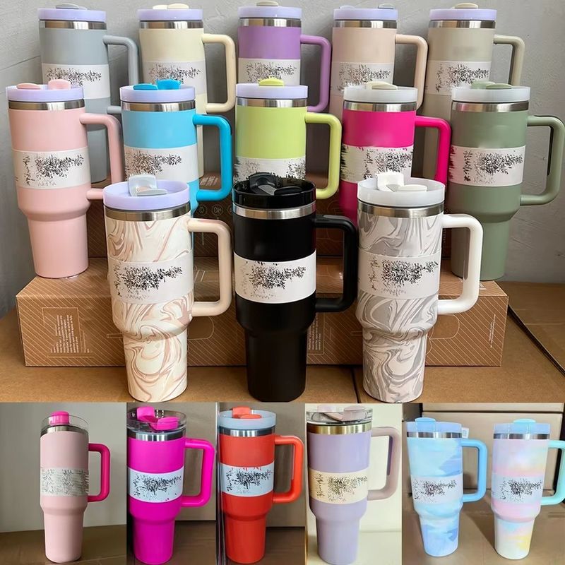40 унций Travel Mug H2.0 Tumbler Double Wall Вакуумная изоляция из нержавеющей стали в 2024 году